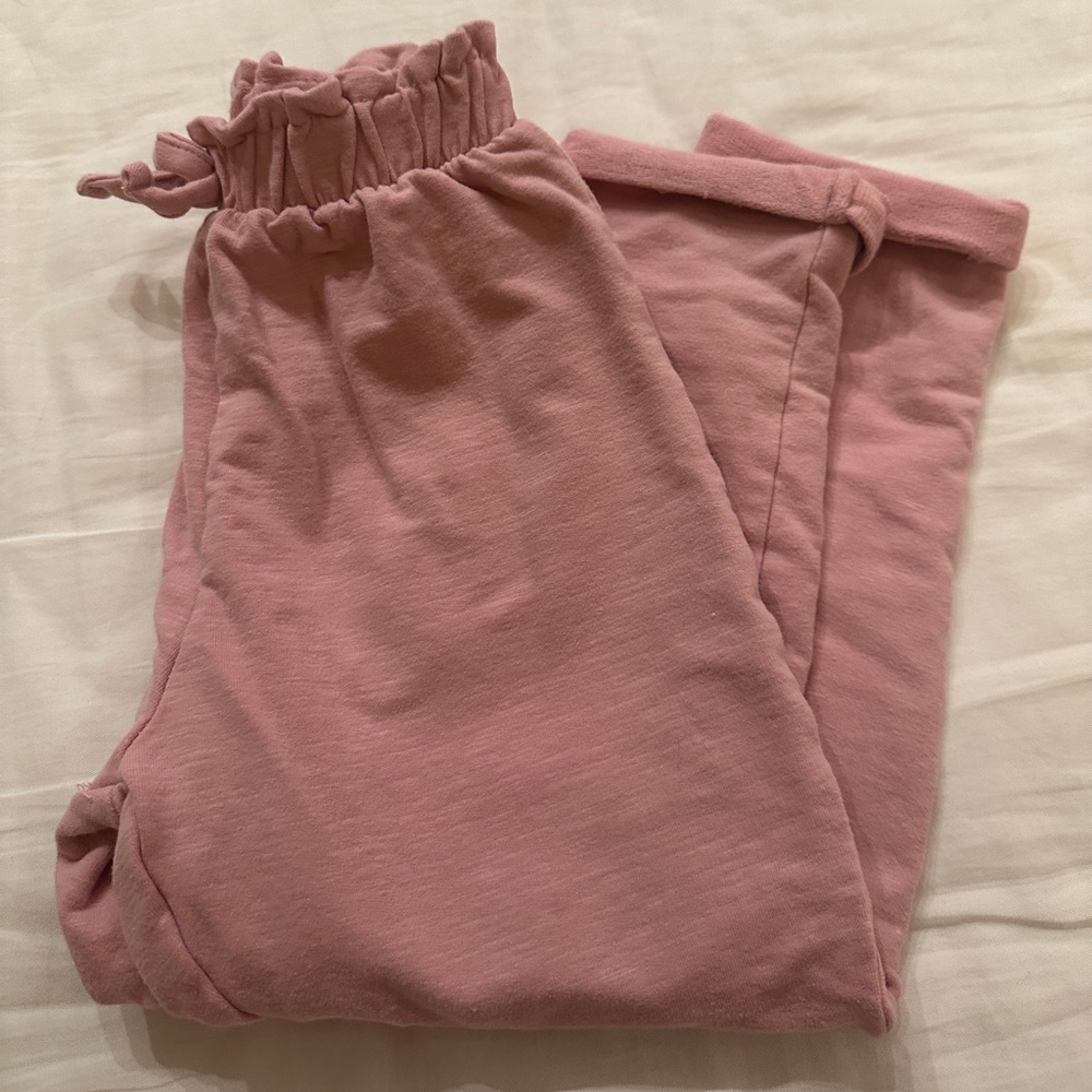 Zara Pink sweatpants size 4-5